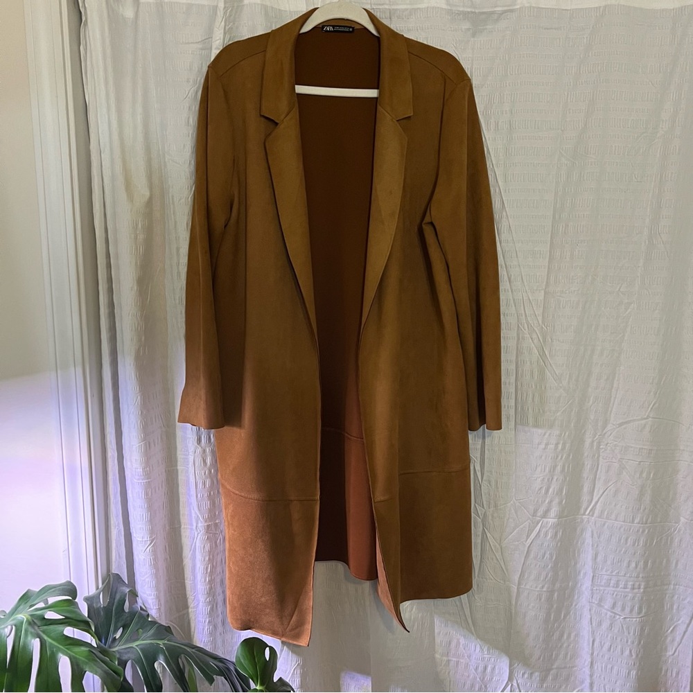 Zara Faux Suede Jacket